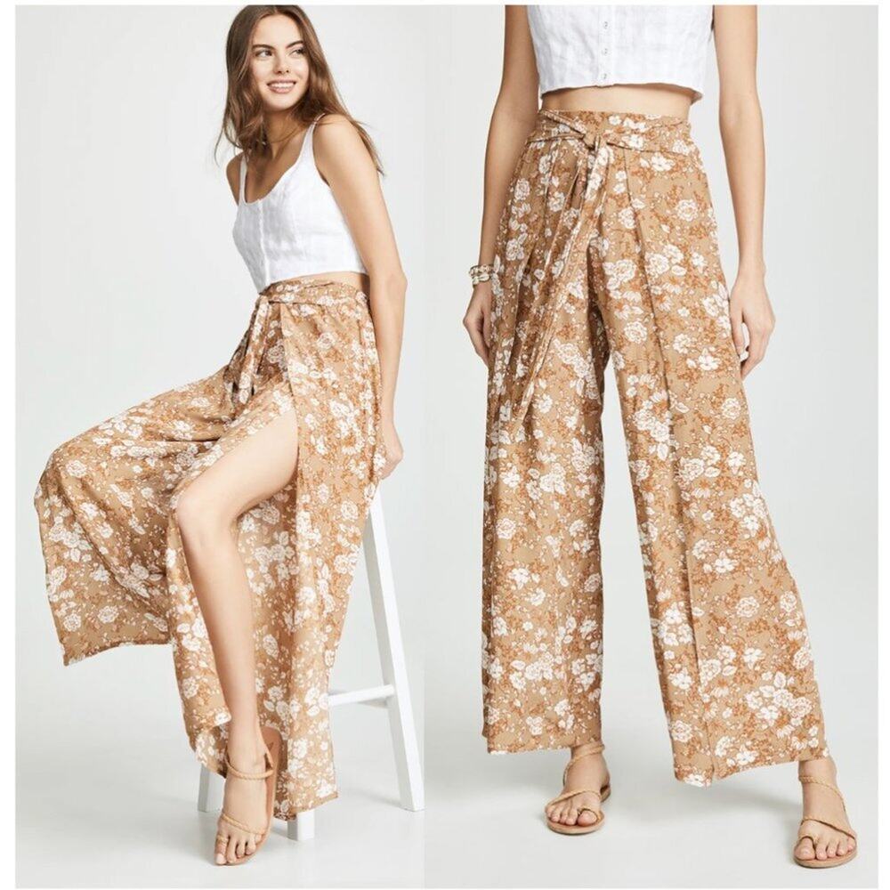 Faithfull The Brand Tiki Tiki Floral Wide Leg Pants